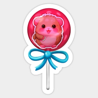 Hamster Sticker Lollipop Sticker